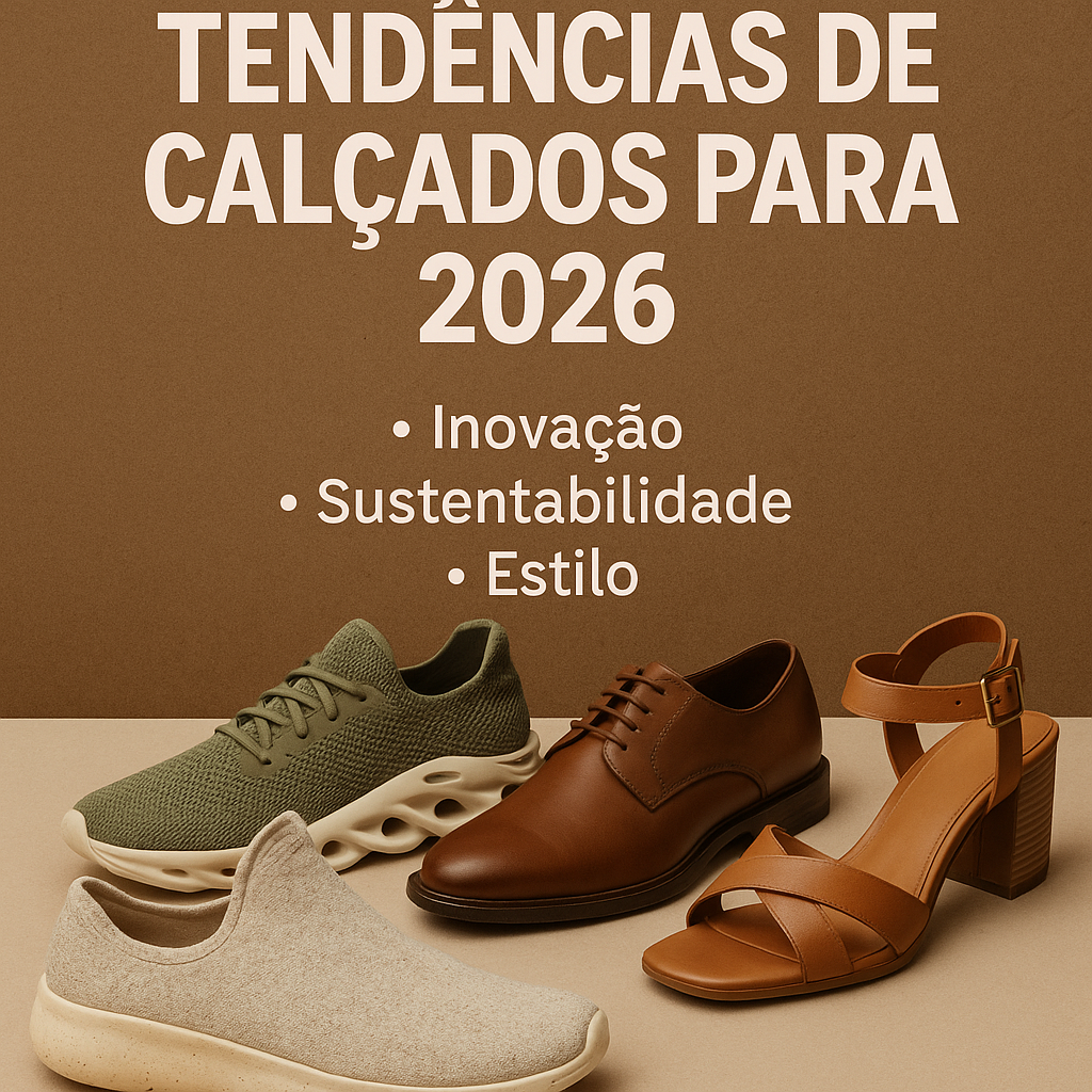 Tendências de calçados para 2026